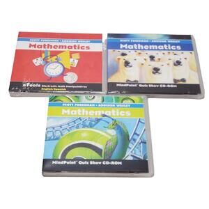 Scott Foresman Lot Of 3 Mathematics Educational Software Games Win/Mac